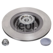 Febi 2 x Solid Rear Brake Discs 24290