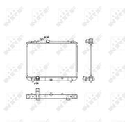 NRF Engine Radiator 53582
