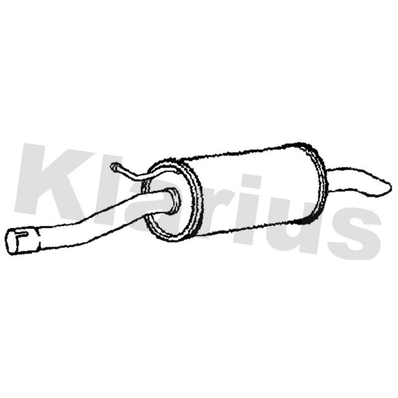 Klarius Box With Tail Pipe Left Rear LR245L