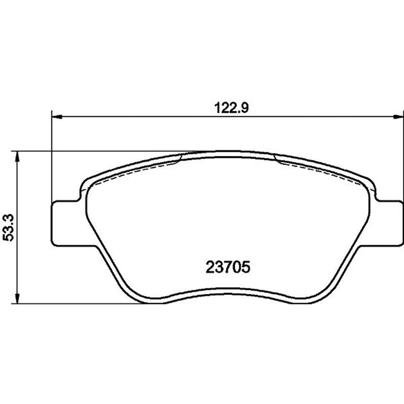 DON Brake Pad Set PCP1475