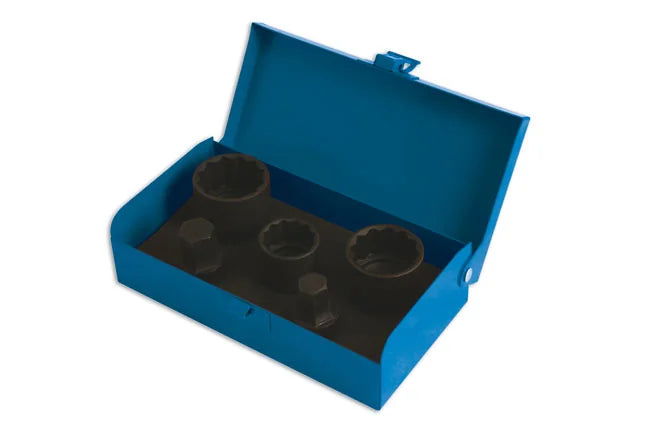 Laser Tools Hub Nut Socket Set 1/2"D 5pc - for VAG - PL