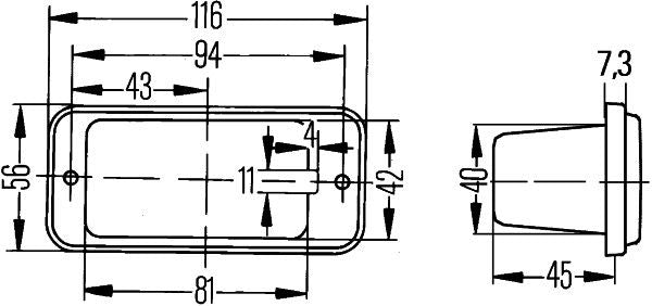 Hella 2XT 002 452-037 Door Entry Light