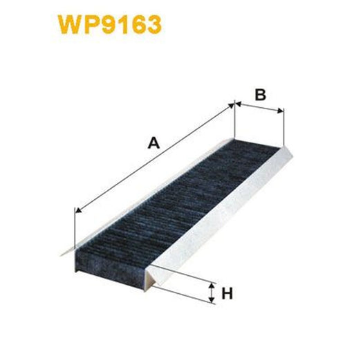 WIX Cabin Air Filter (Pollen Filter) WP9163