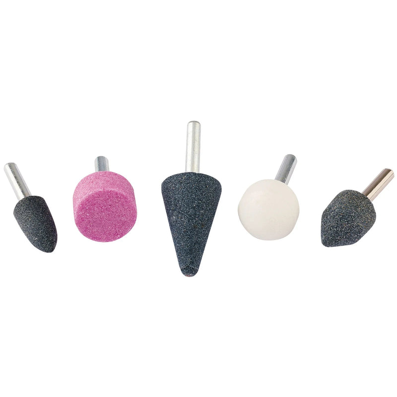Draper Shank Mounted Grinding Point Set, 5 Piece Assorted