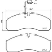 DON Front Brake Pad Set PCP2222