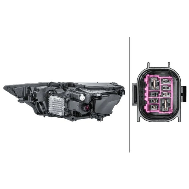Hella Headlight Headlamp LED Right 1ZX 013 377-141