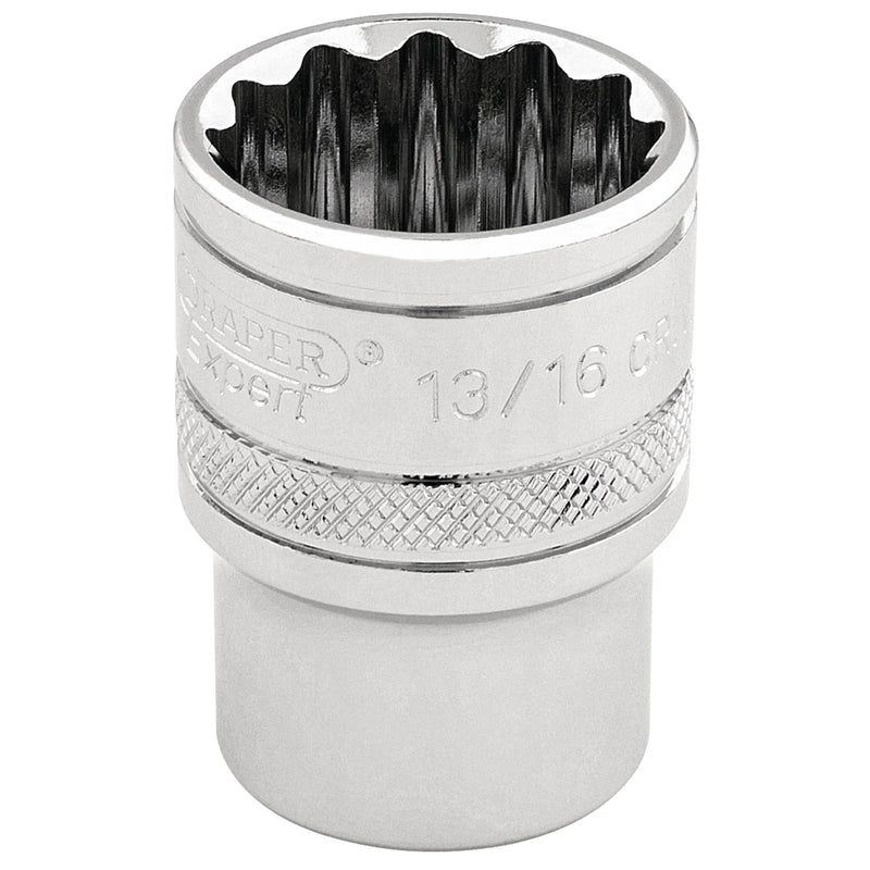 Draper Expert 12 Point Socket 3/8" Sq. Dr. 13/16"