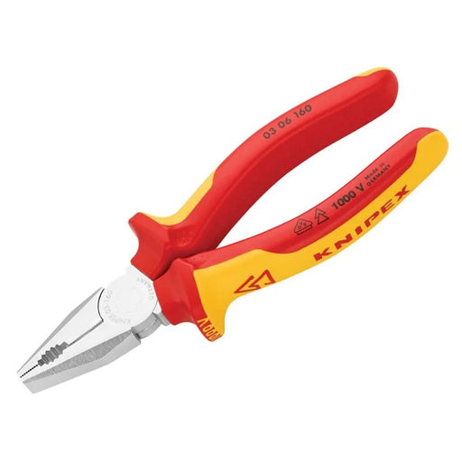 KNIPEX 03 06 160 VDE Combination Pliers 160mm - 03 06 160 SB
