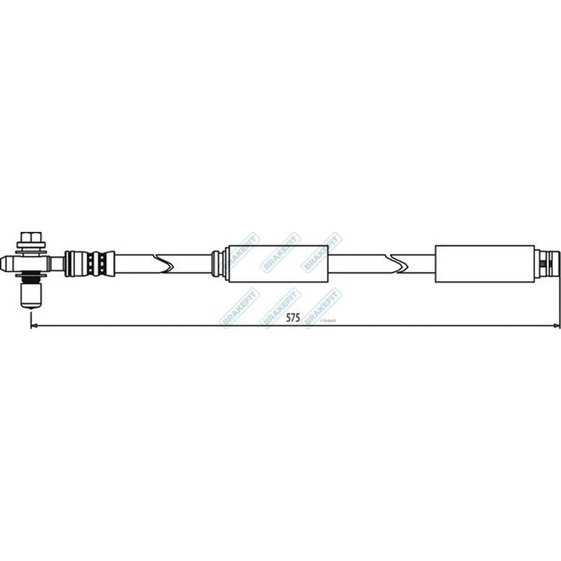 Apec Brake Hydraulic Hose Line Front BHO4173