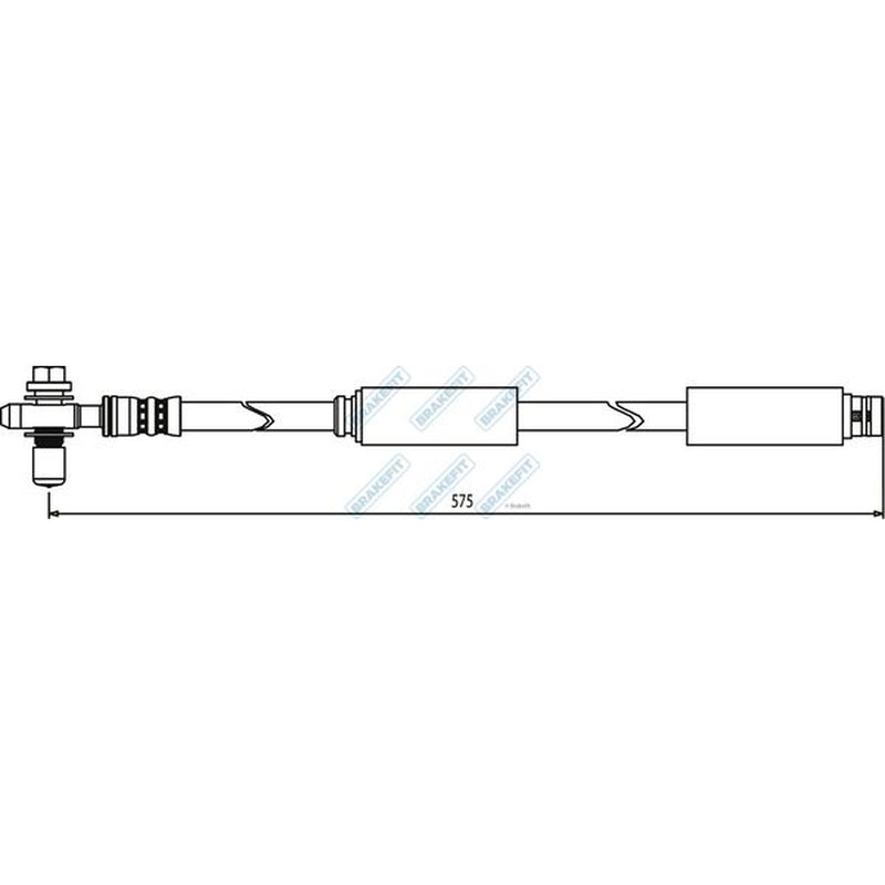 Apec Brake Hydraulic Hose Line Front BHO4173