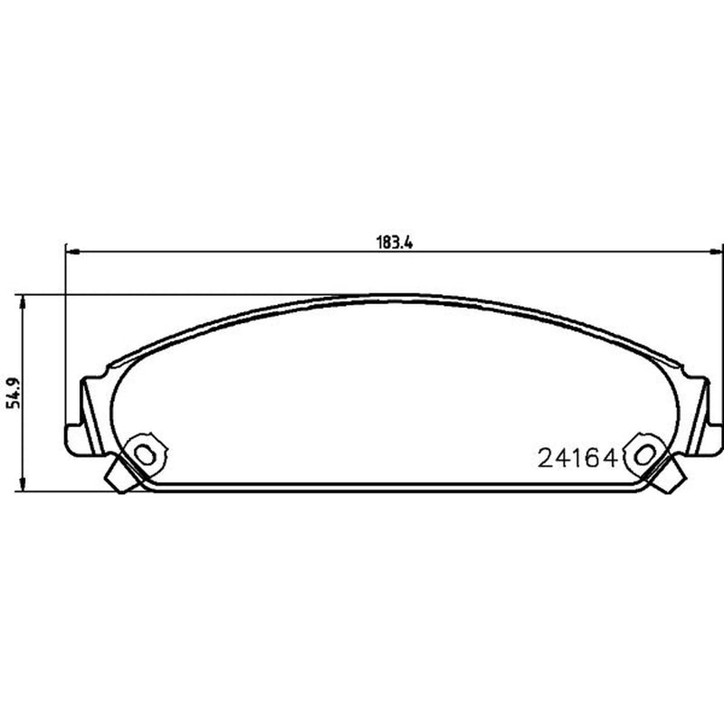 Mintex Front Brake Pad Set MDB2696