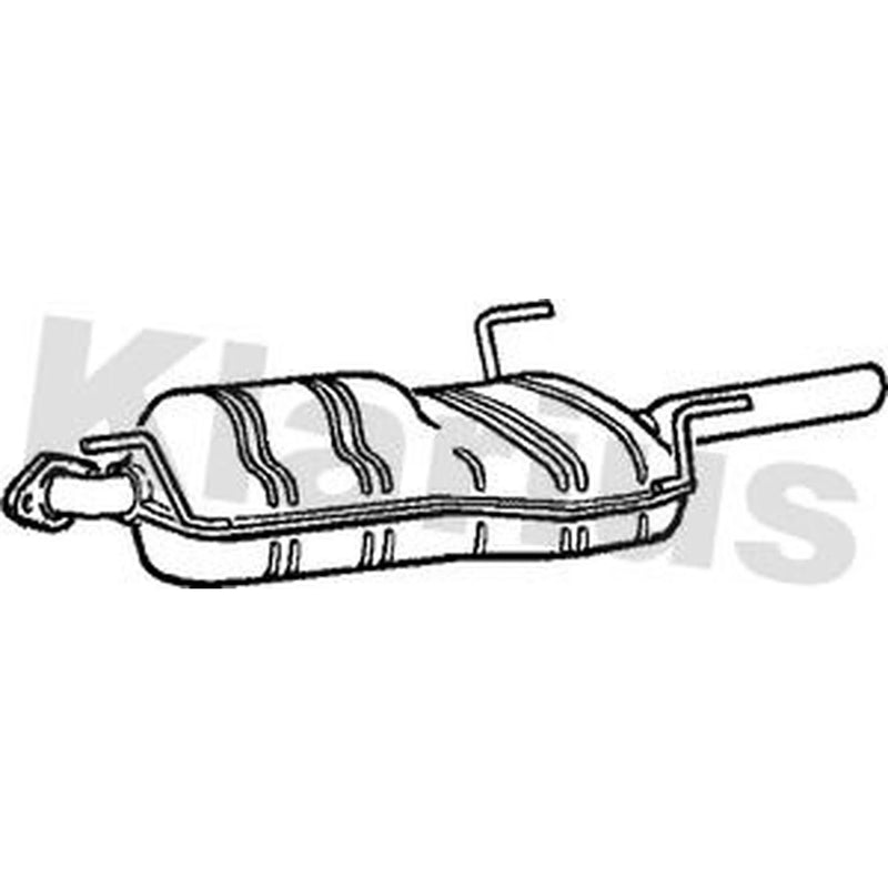 Klarius Box With Tail Pipe Rear GM280P