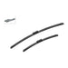 Bosch Aerotwin Flat Blade 600/400 A721S Front Windscreen Wiper Blades Pair Set Bosch  - Town Parts