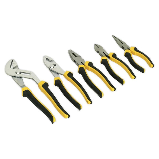 Sealey Comfort Grip Pliers Set 5pc S0646 Siegen by Sealey  - Town Parts