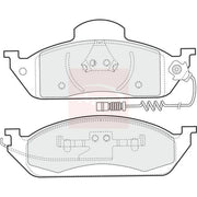 Apec Front Brake Pad Set PAD1102