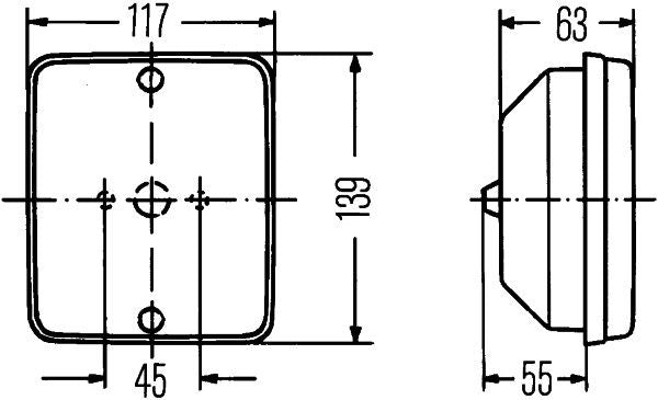 Hella 2BA 003 236-027 Direction Indicator