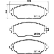 DON Front Brake Pad Set PCP1179