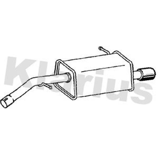 Klarius Box With Tail Pipe Rear CN720H