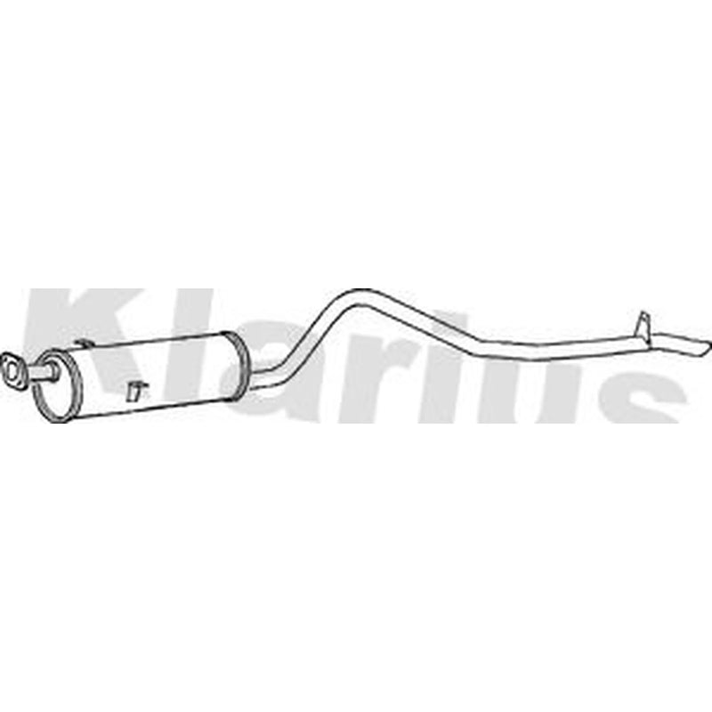 Klarius Box With Tail Pipe Rear DN504Q