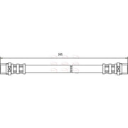 Apec Brake Hydraulic Hose Line Rear HOS3606