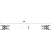 Apec Brake Hydraulic Hose Line Rear HOS3606