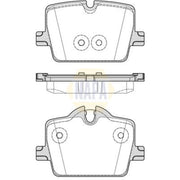 NAPA Rear Brake Pad Set NBP1676