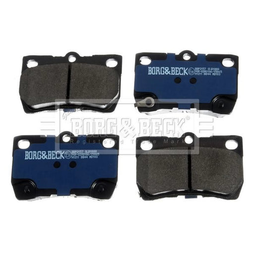 Borg & Beck 4 x Rear Brake Pad Set BBP2157