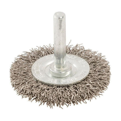 Silverline Rotary Steel Wire Wheel Brush 50mm Silverline  - Town Parts