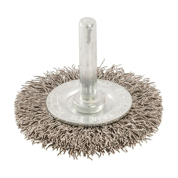 Silverline Rotary Steel Wire Wheel Brush 50mm Silverline  - Town Parts