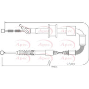 Apec Handbrake Cable Right Rear CAB1424