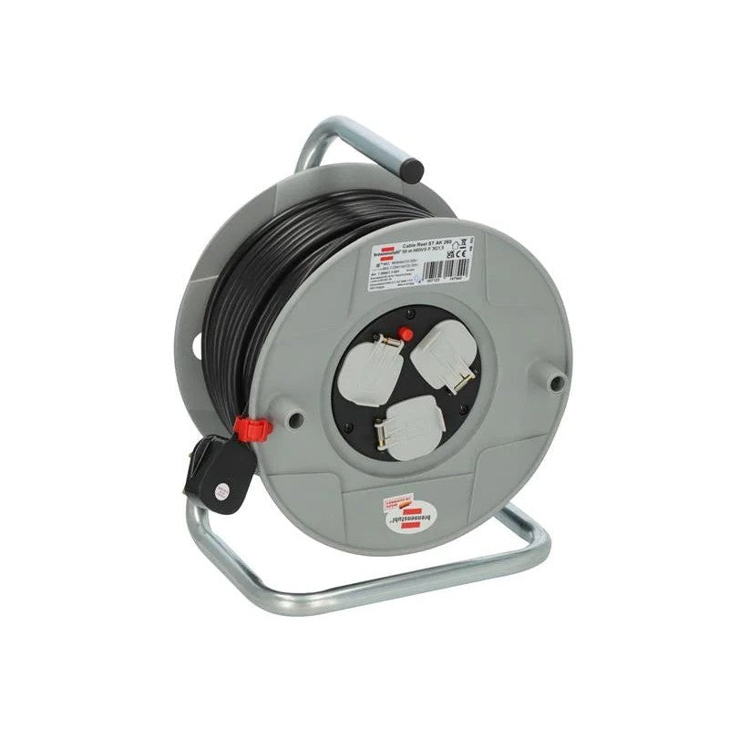 Brennenstuhl AK 260 Cable Reel 240V 13A 3-Socket 50m - 1098413001