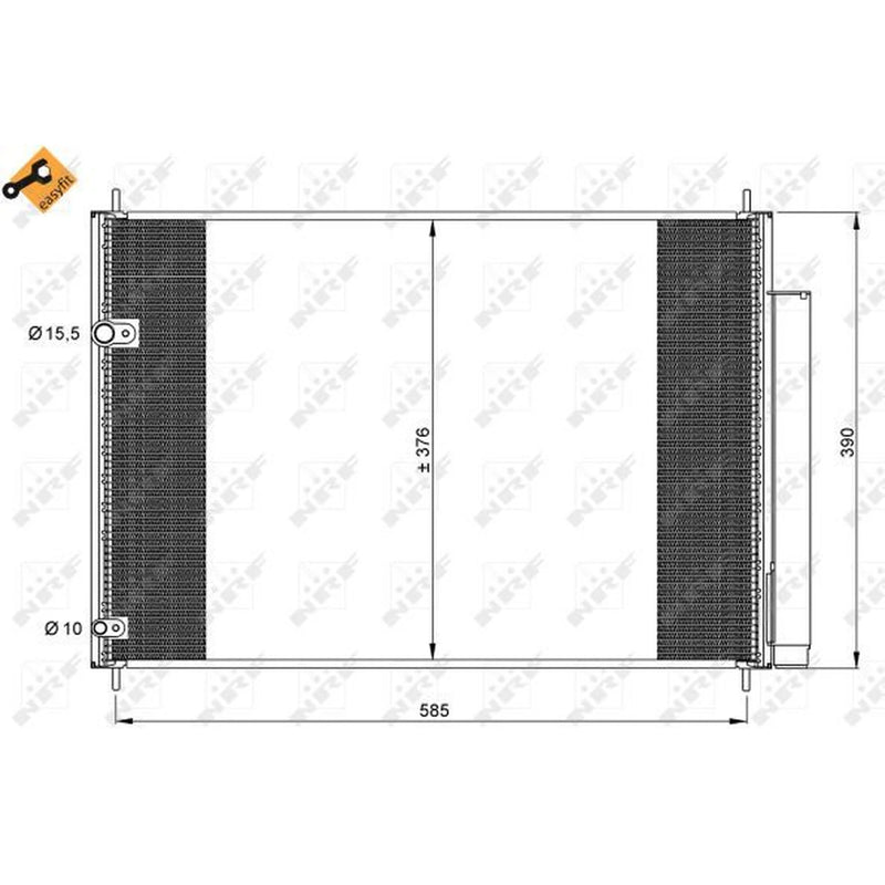NRF Air Conditioning Condenser 35839