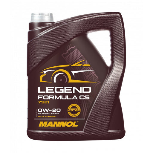 5L MANNOL 0W20 Legend Formula C5 Fully Synthetic Engine Oil API SP,MB 229.71