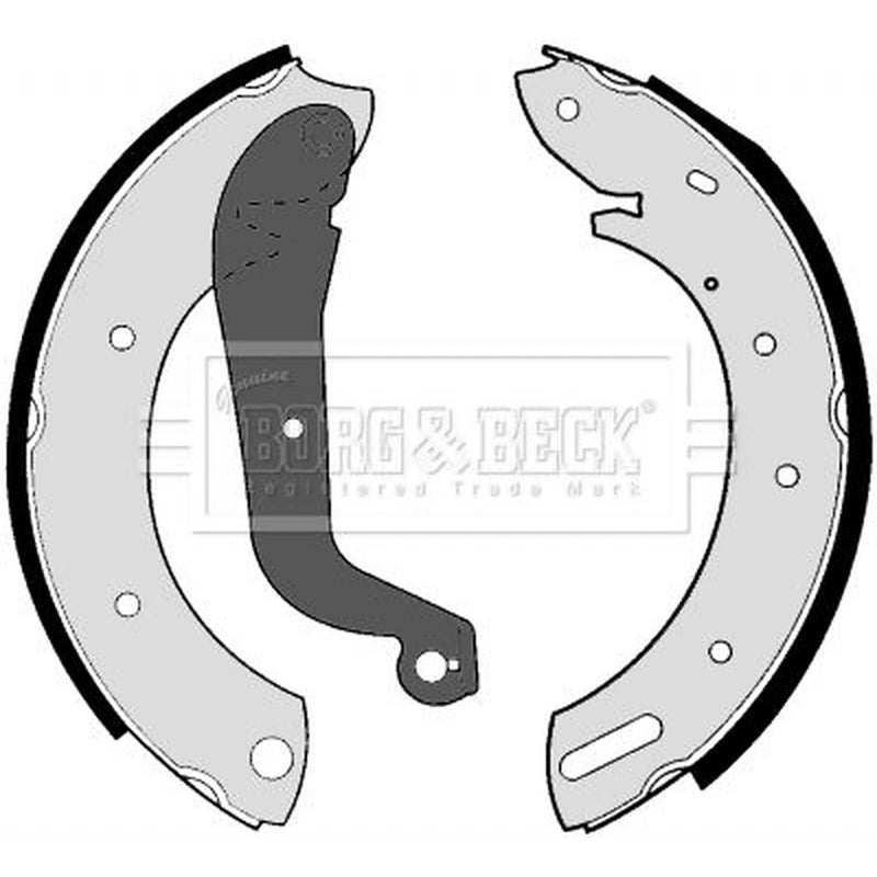 Borg & Beck Brake Shoe Set Axle Kit BBS6261