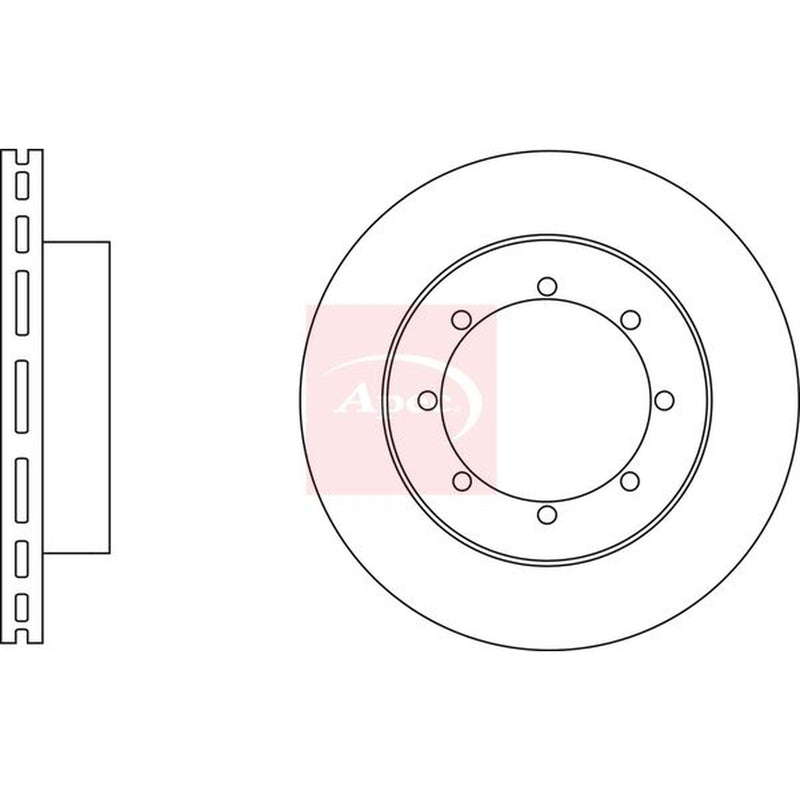 Apec Rear Brake Discs DSK2909
