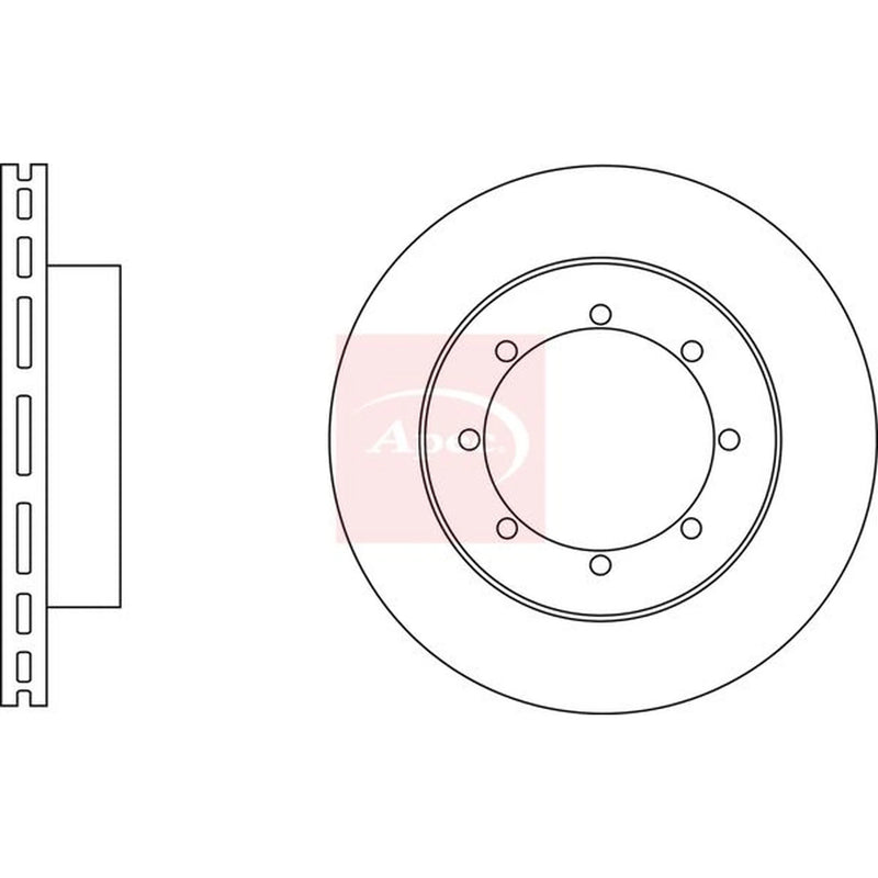 Apec Rear Brake Discs DSK2909