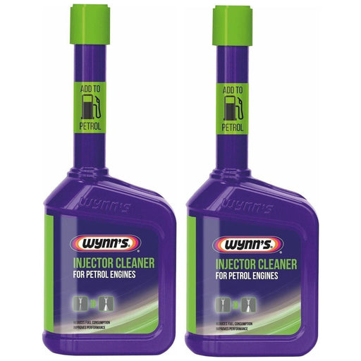 2x Wynns PETROL Injector Cleaner Fuel Treatment Additive 325ml More Performance MPG Wynns  - Town Parts