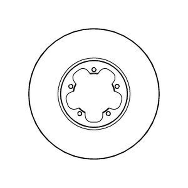 Abtex 2 x Vented Front Brake Discs BD1349V