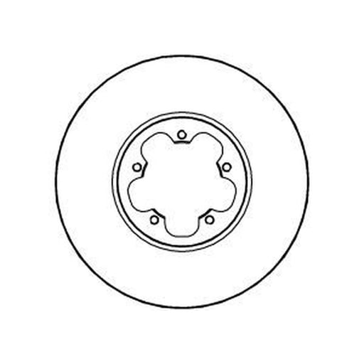 Abtex 2 x Vented Front Brake Discs BD1349V