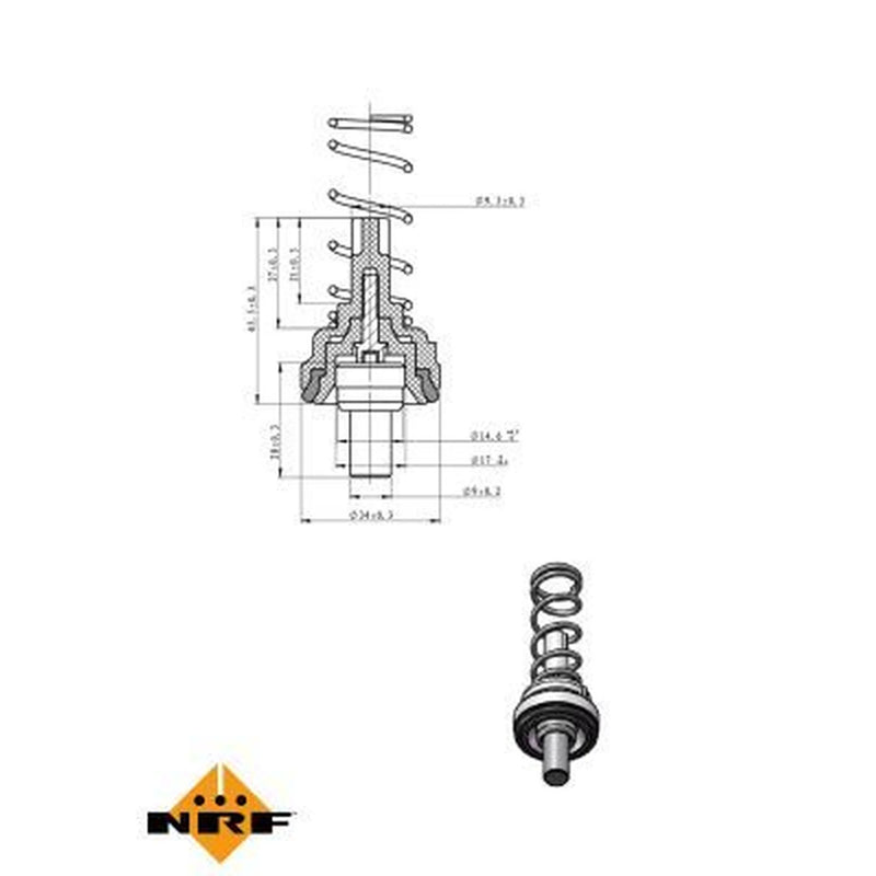 NRF Thermostat,Coolant 725204