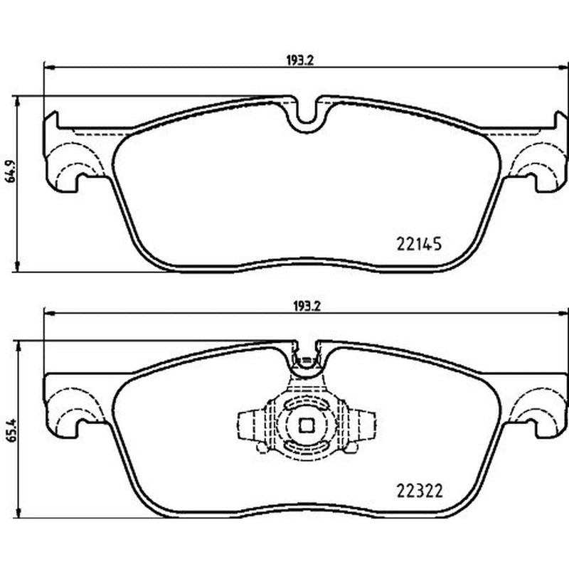 DON Front Brake Pad Set PCP2158