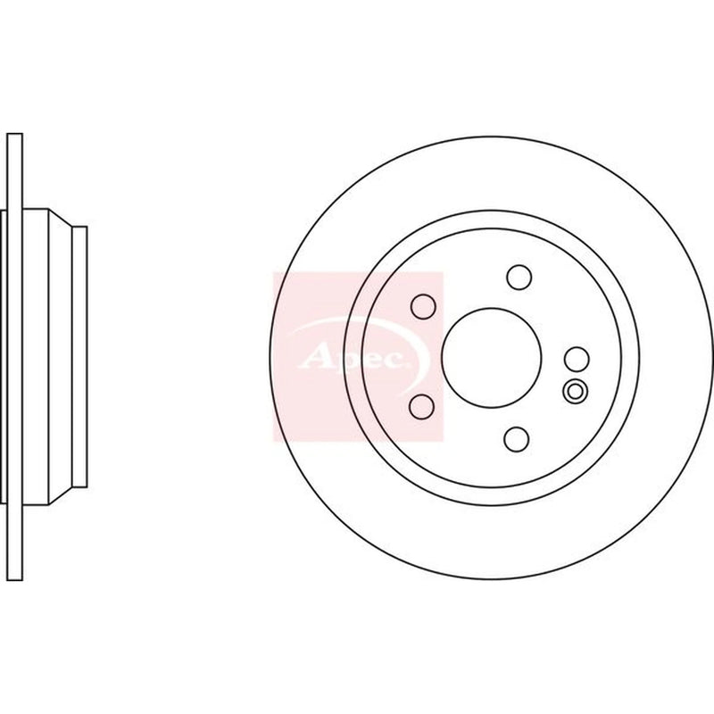 Apec Rear Brake Discs DSK2263