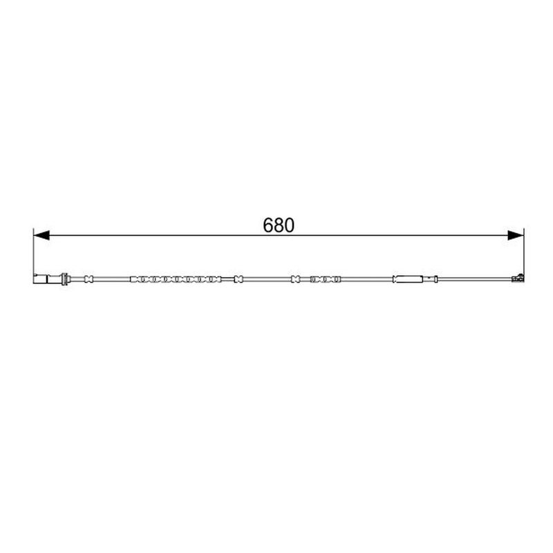Bosch Brake Pad Wear Sensor Rear 1 987 473 569