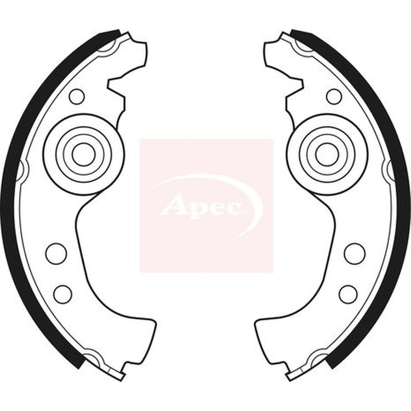 Apec Brake Shoe Set Axle Kit SHU45