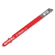 Faithfull Metal Cutting Jigsaw Blades Pack of 5 T127D - FAIJBT127D