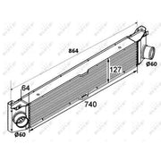NRF Intercooler (Charge Air Cooler) 30798