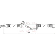 Apec Brake Hydraulic Hose Line Front Left HOS4126