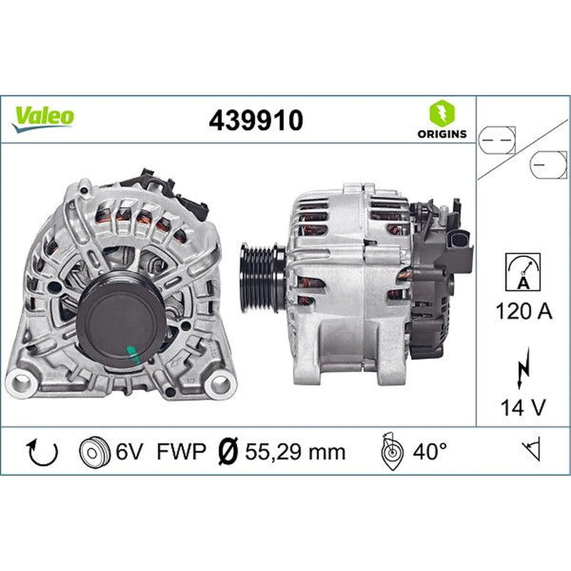Valeo Car Alternator 12V 439910