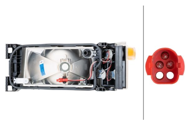 Hella Headlight Headlamp R10W Right