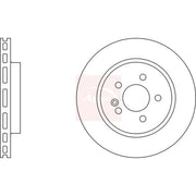 Apec 2 x Vented Front Brake Discs DSK973